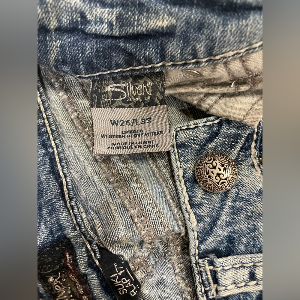 Silver Jeans Width 26 Length 33 - Picture 9 of 11